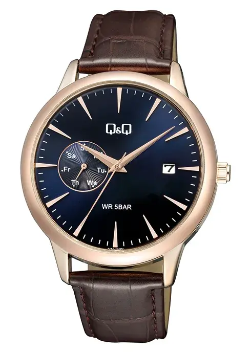Q&Q A12A-003PY QUARTZ Men Watch