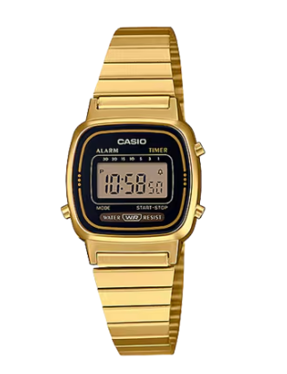 CASIO LA670WGA-1DF Quartz Ladies Watch