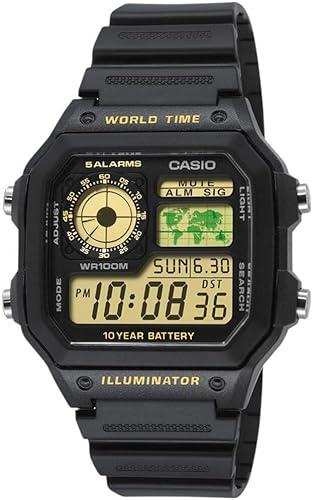 CASIO AE-1200WH-1BV Quartz \ Digita Men Watch