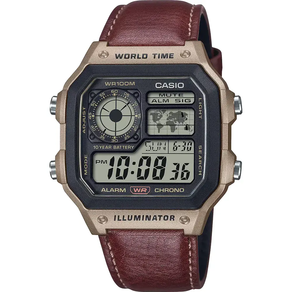 CASIO AE-1200WHL-5AV Quartz \ Digita Men Watch