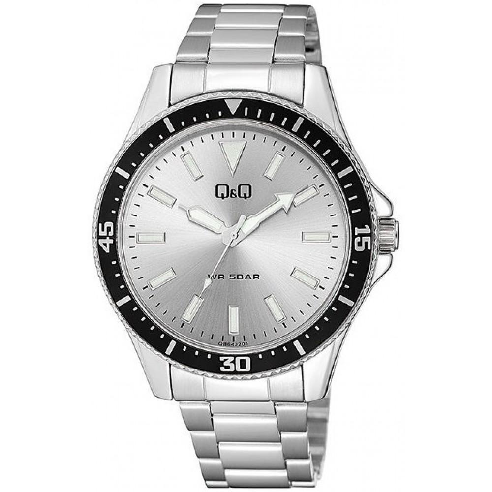 Q&Q Analog White Dial Men's Watch-QZ00J304Y : Amazon.in: Watches