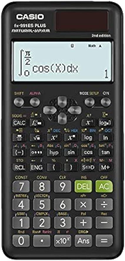 CASIO FX-991ESPLUS-2WDTW Battery Powered UniSex Calculators